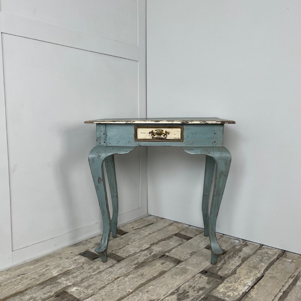 19th C. French Painted Side Table