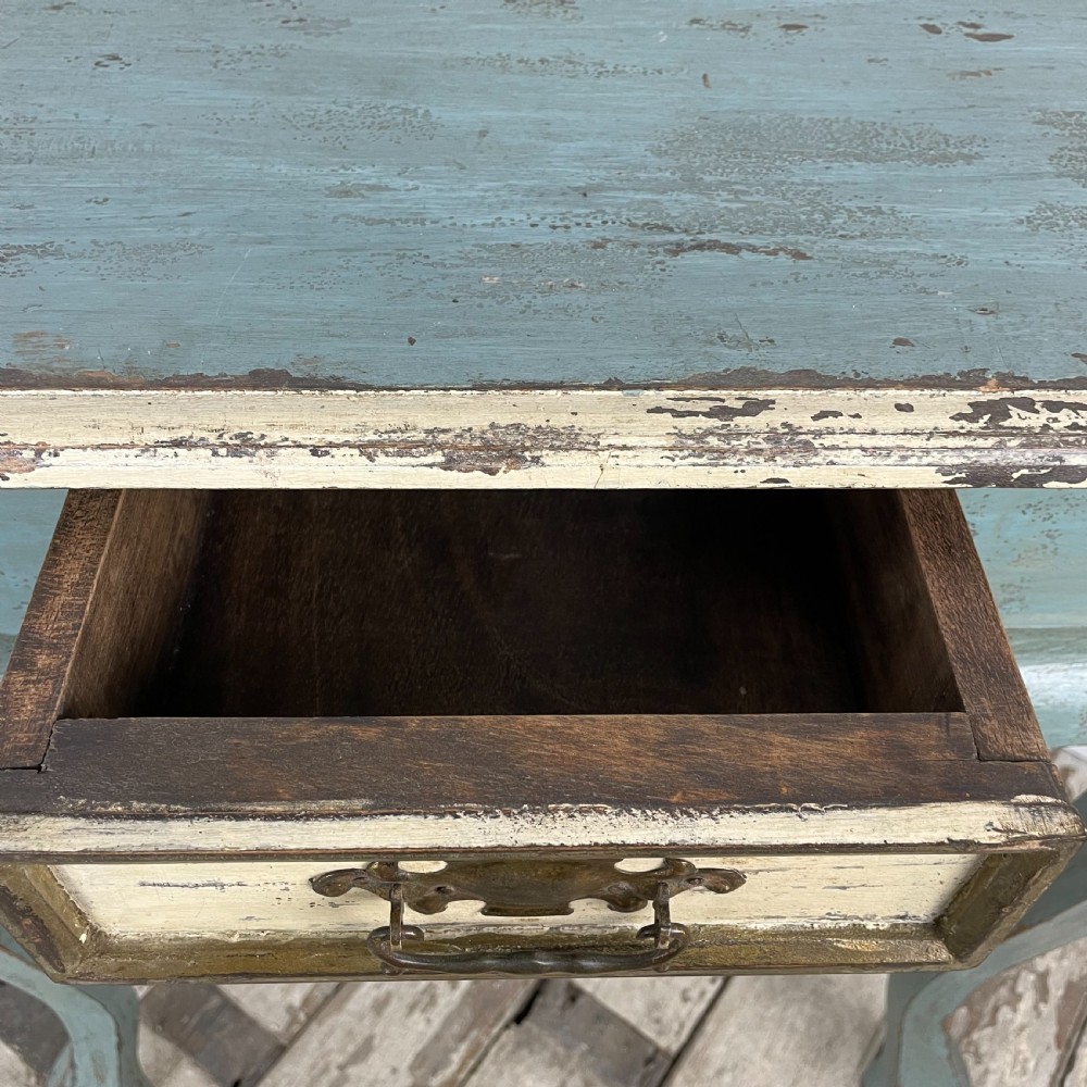 19th C. French Painted Side Table View V