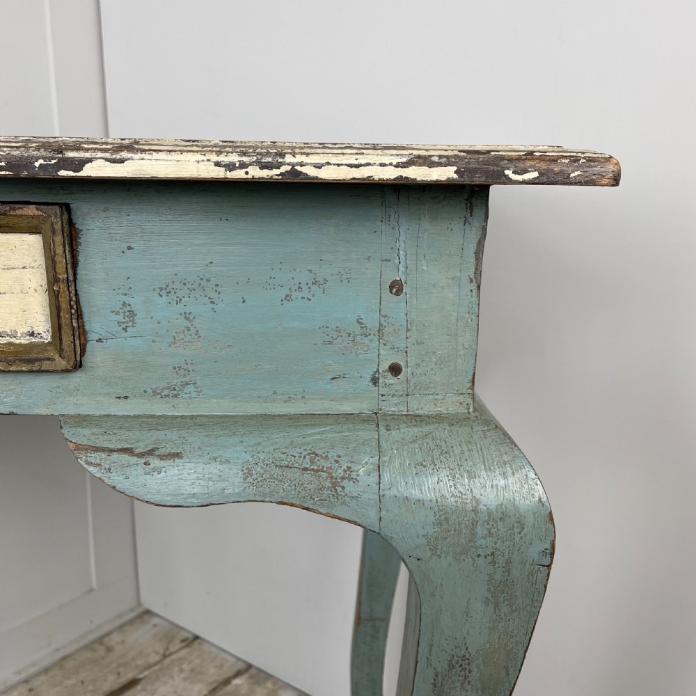 19th C. French Painted Side Table View VI