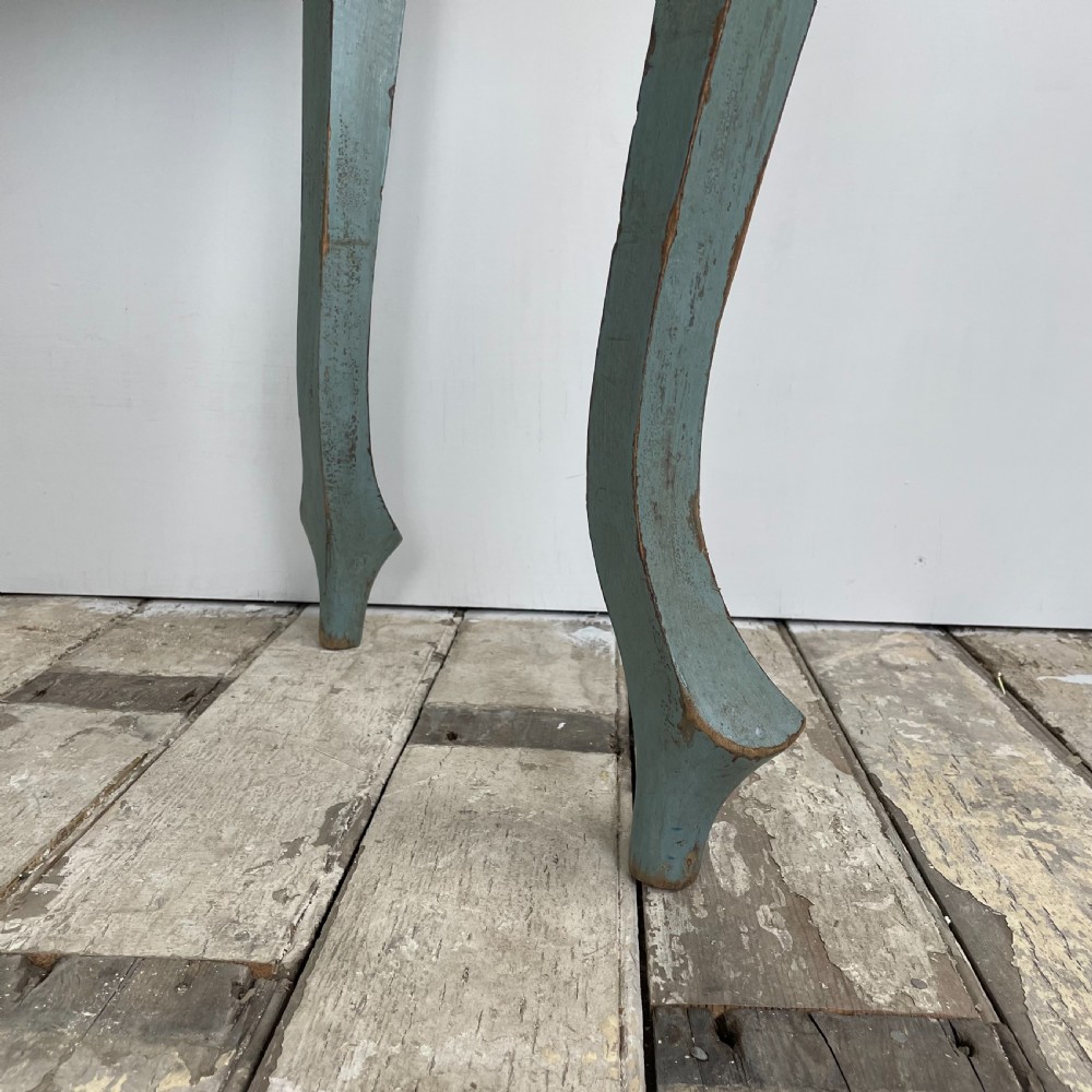 19th C. French Painted Side Table View IX
