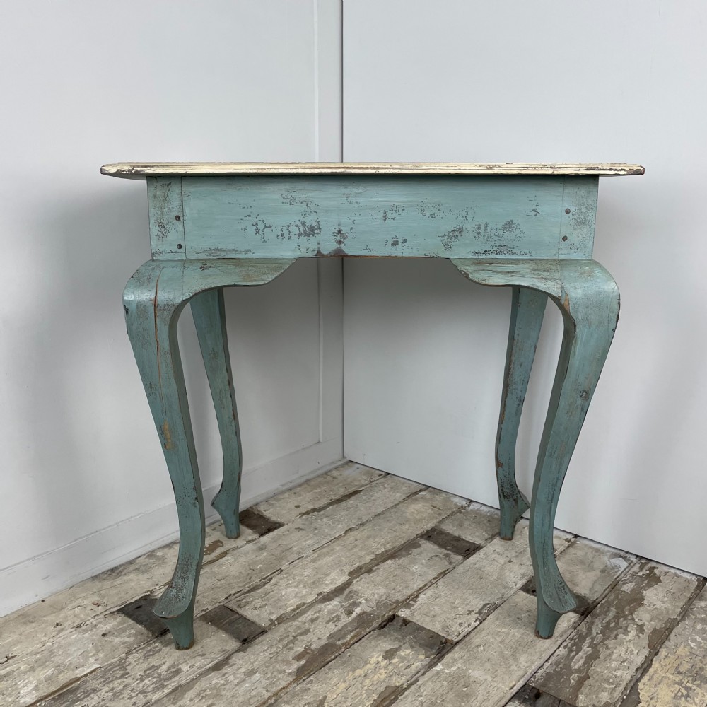 19th C. French Painted Side Table View X