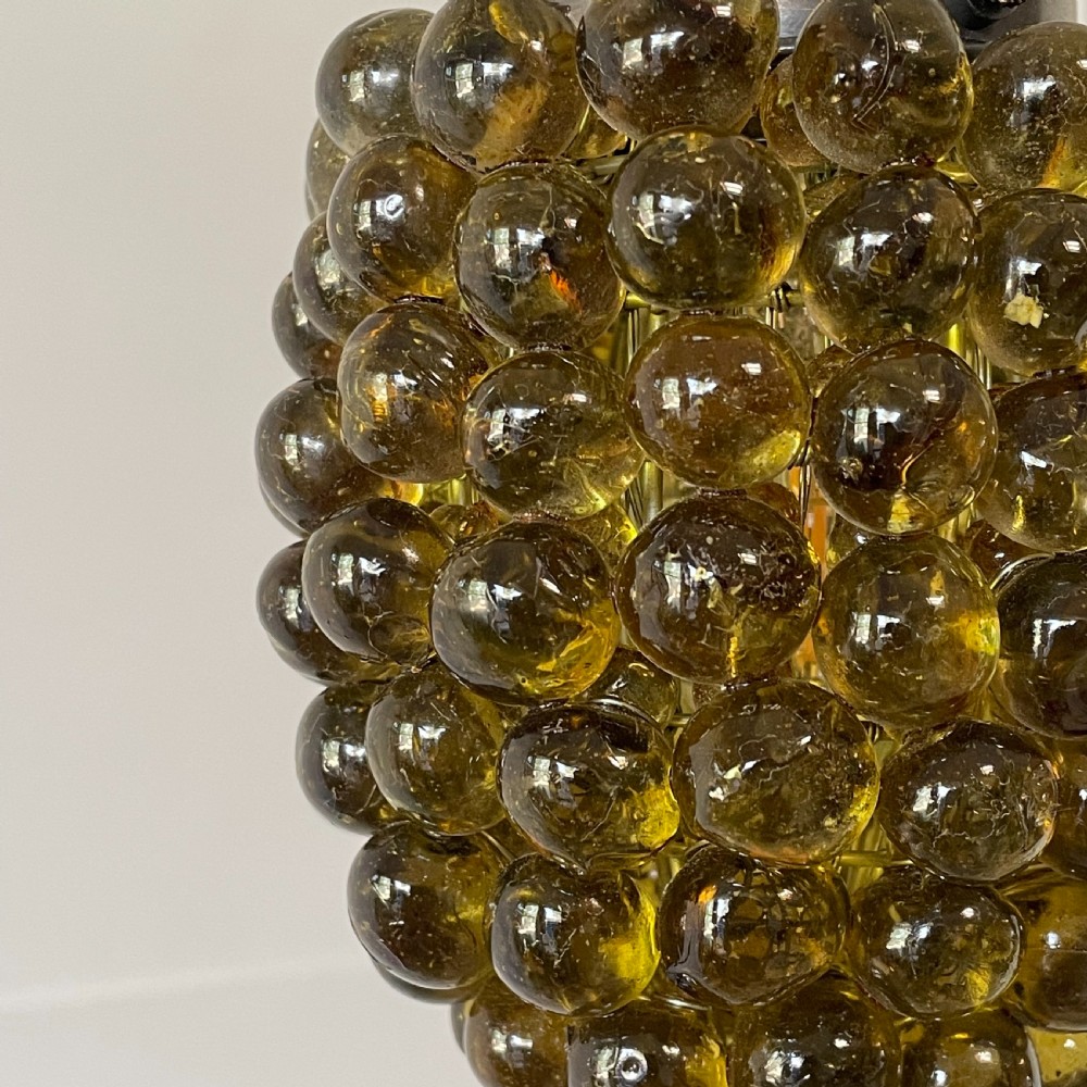 Original 1940's Murano Glass Grape Pendant Light View III