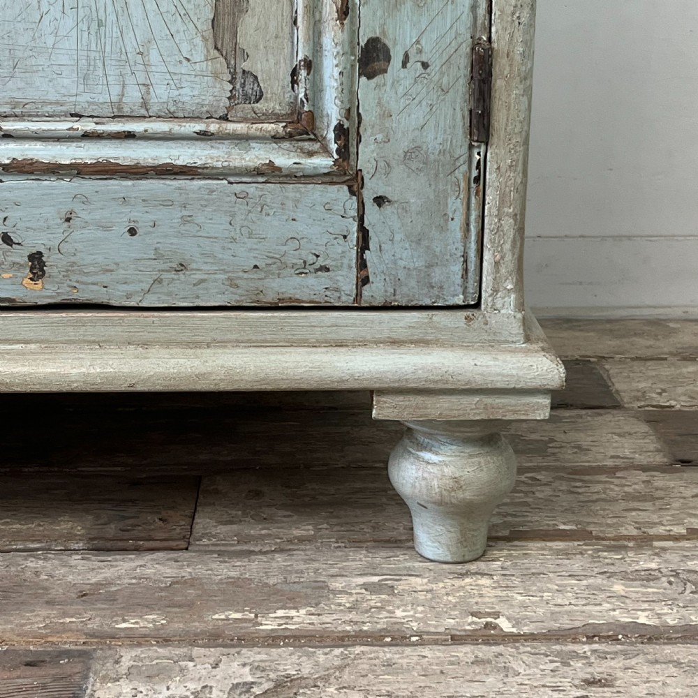 19th C. Painted Pine Kitchen Base View IV