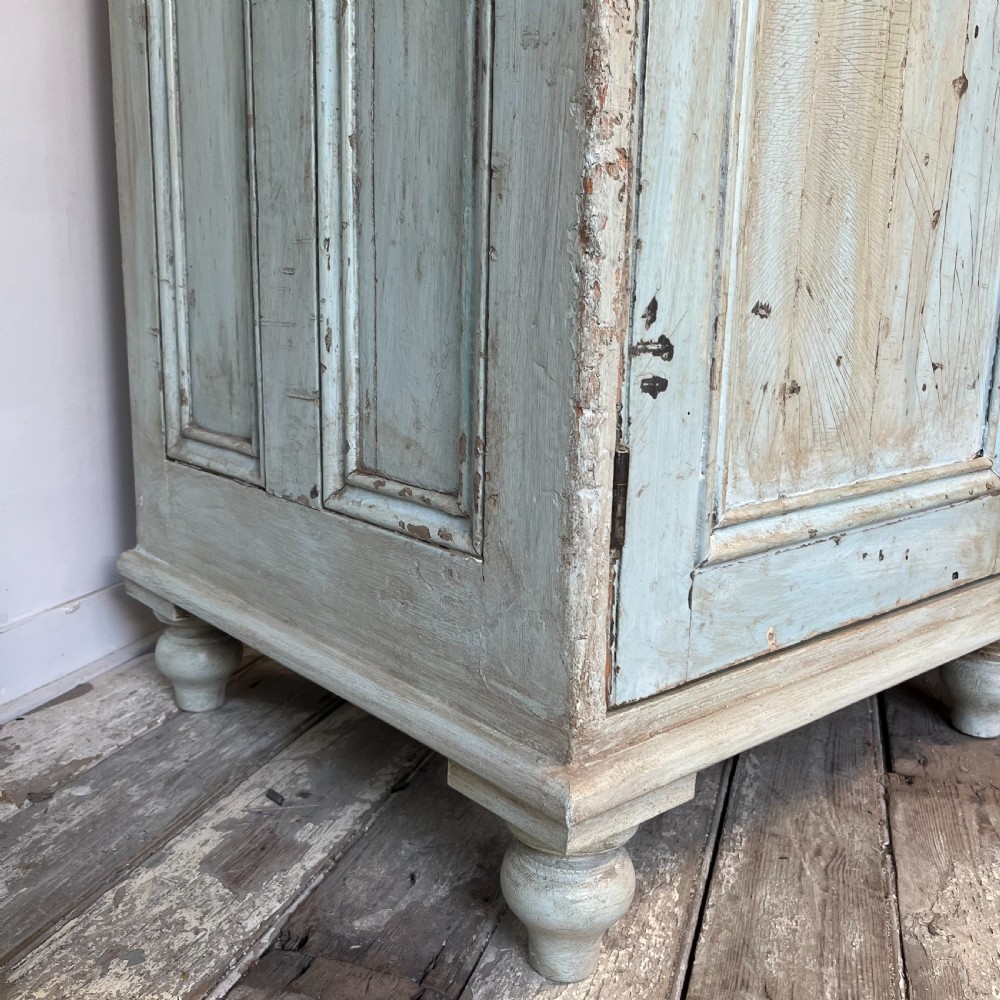 19th C. Painted Pine Kitchen Base View XII