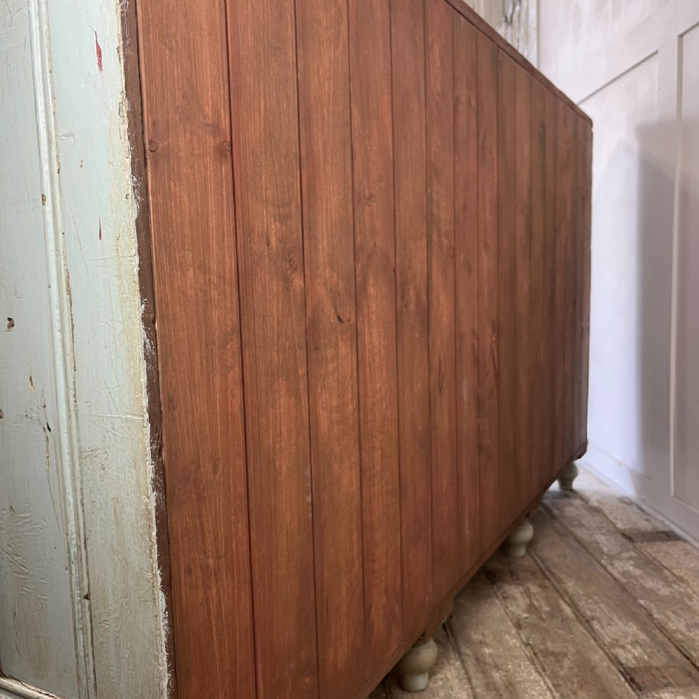 19th C. Painted Pine Kitchen Base View XIII