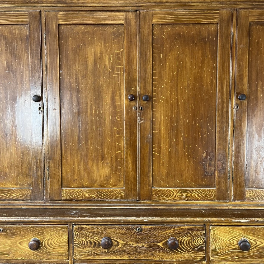 Mid 19th C. Pine Housekeepers Cupboard View XIII