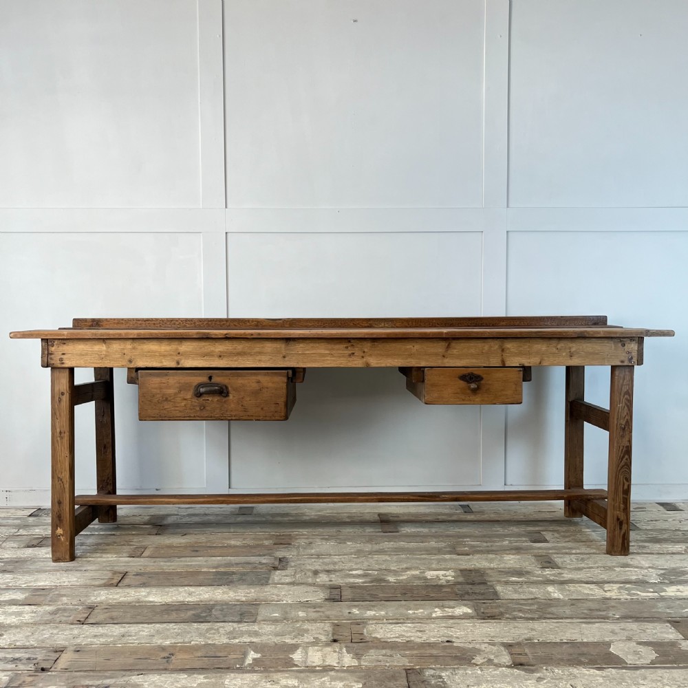 Early 20th C. Pine Workbench