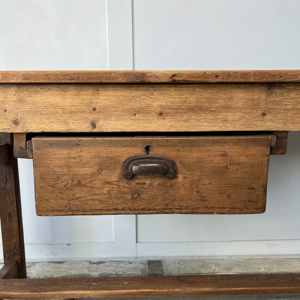 Early 20th C. Pine Workbench View II