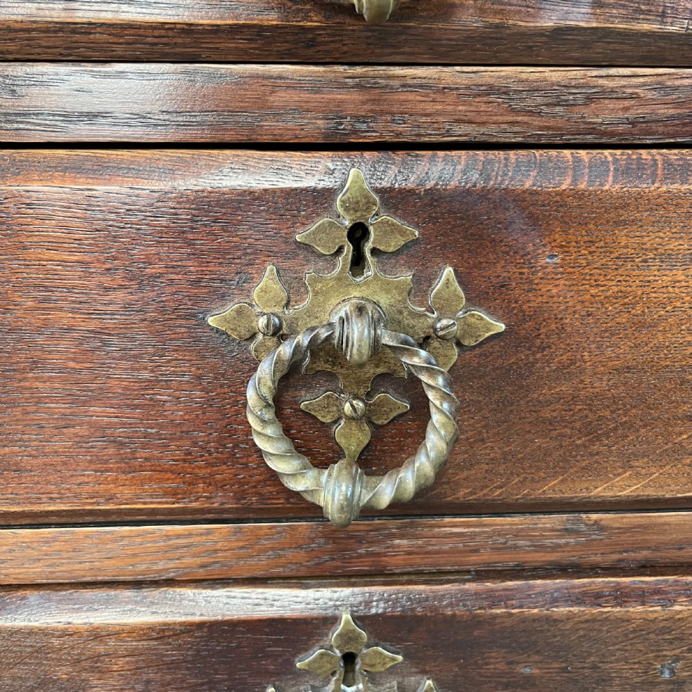 Large SOlid Oak Bank of Drawers View VI
