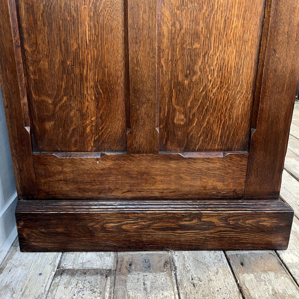 Large SOlid Oak Bank of Drawers View X