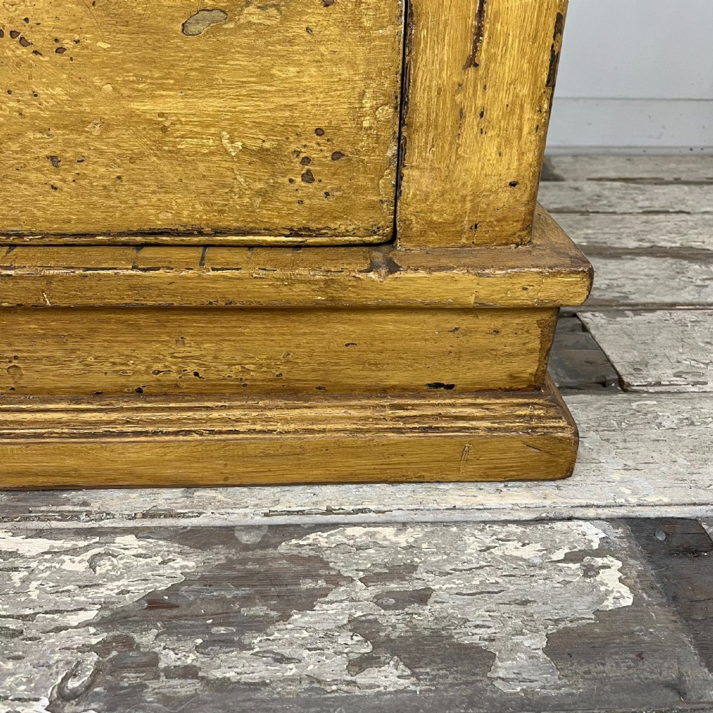 19th C. Painted Pine Shop Counter View X