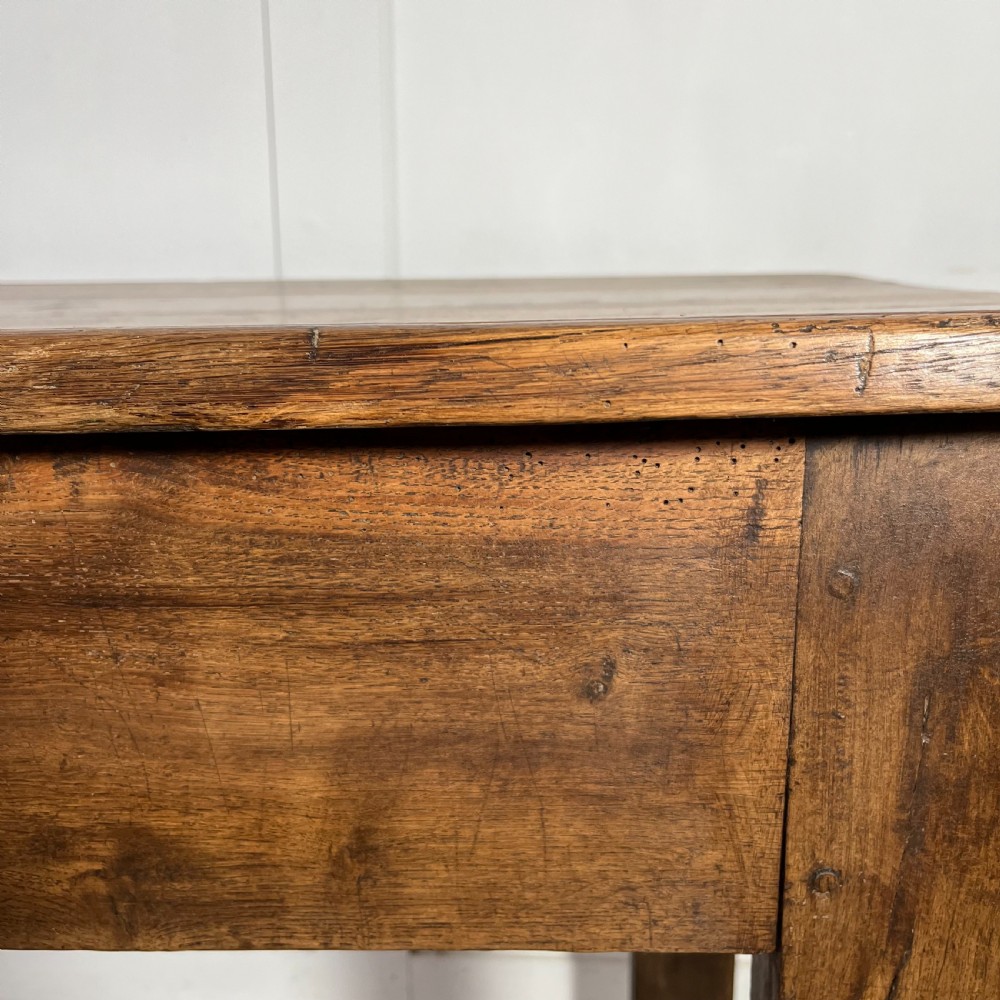 Mid 19th C. Oak Tavern Table & Benches View XIV