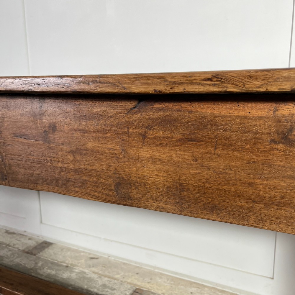 Mid 19th C. Oak Tavern Table & Benches View XV