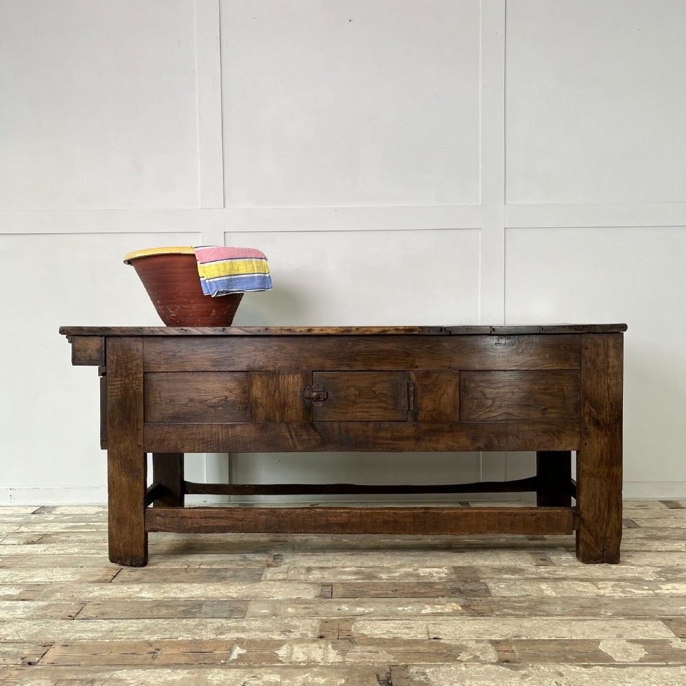 Mid 19th C. French Oak Proving Table