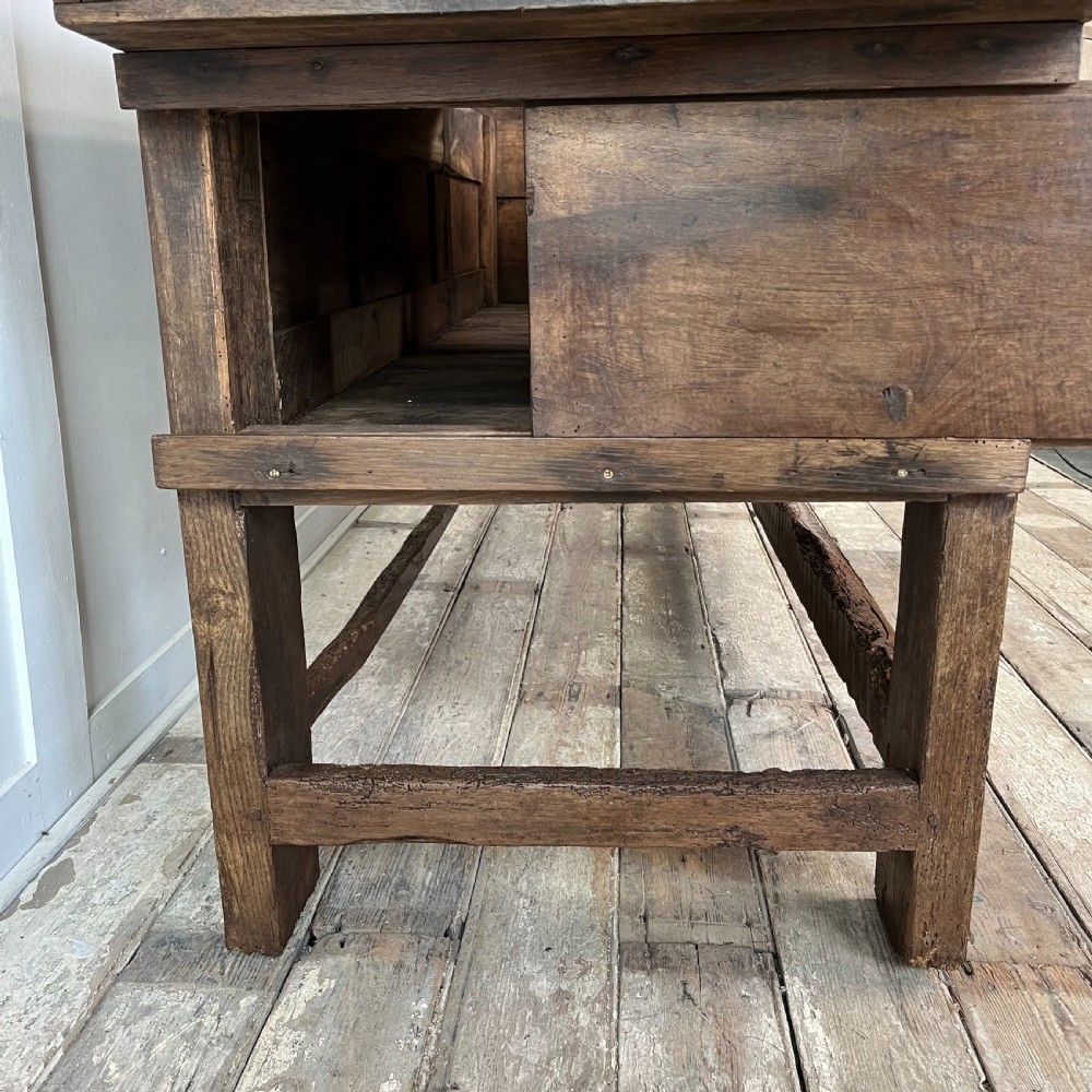 Mid 19th C. French Oak Proving Table View IV