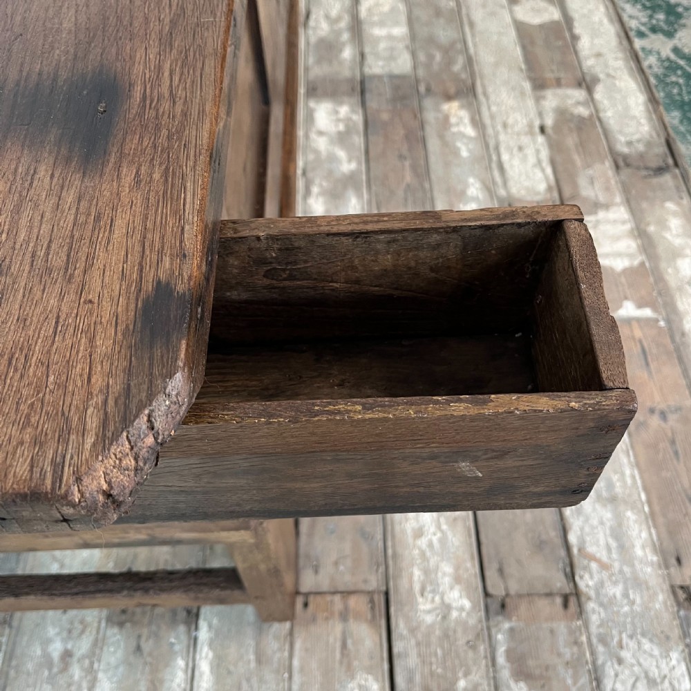 Mid 19th C. French Oak Proving Table View V
