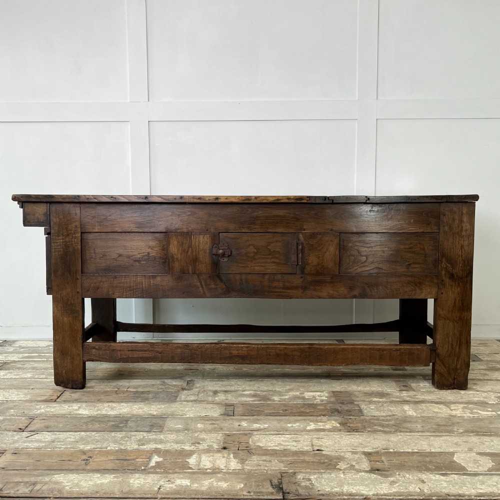 Mid 19th C. French Oak Proving Table View IX