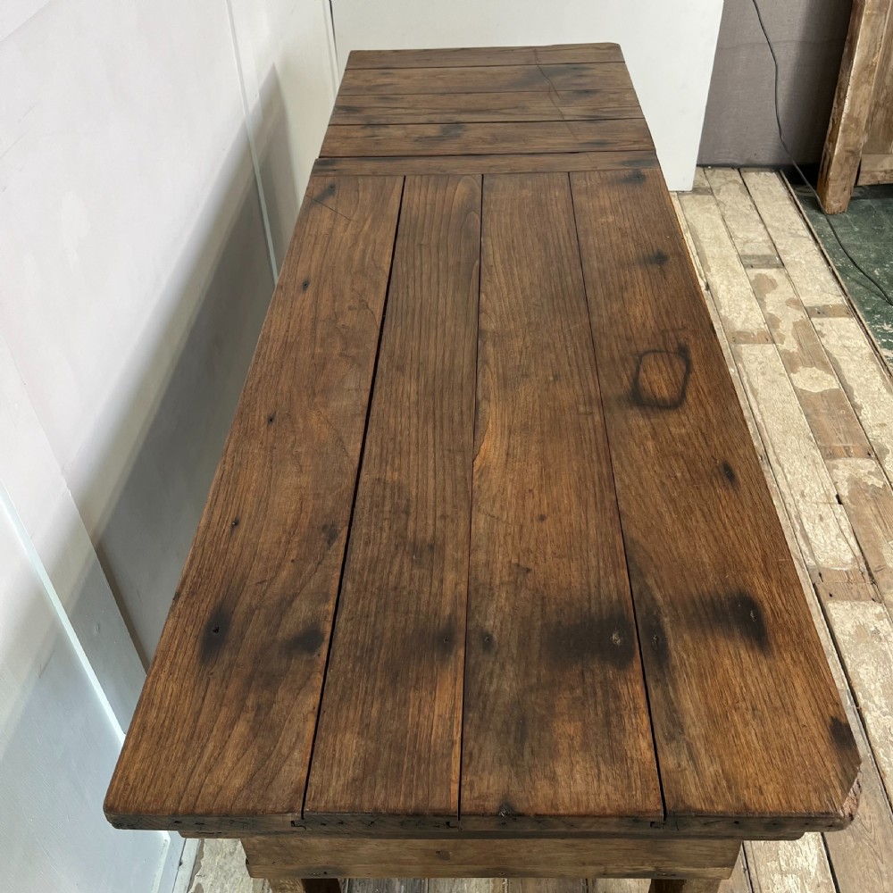 Mid 19th C. French Oak Proving Table View XV