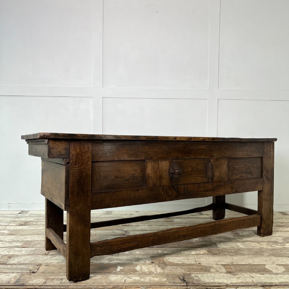 Mid 19th C. French Oak Proving Table View XVI