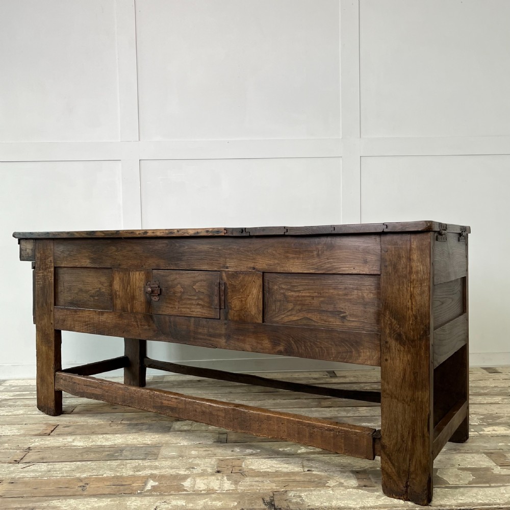 Mid 19th C. French Oak Proving Table View XVII