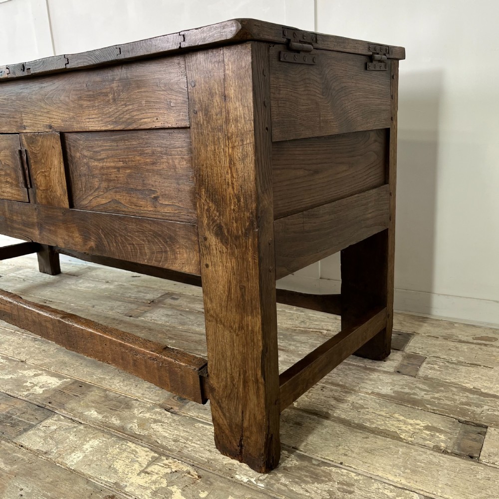 Mid 19th C. French Oak Proving Table View XVIII