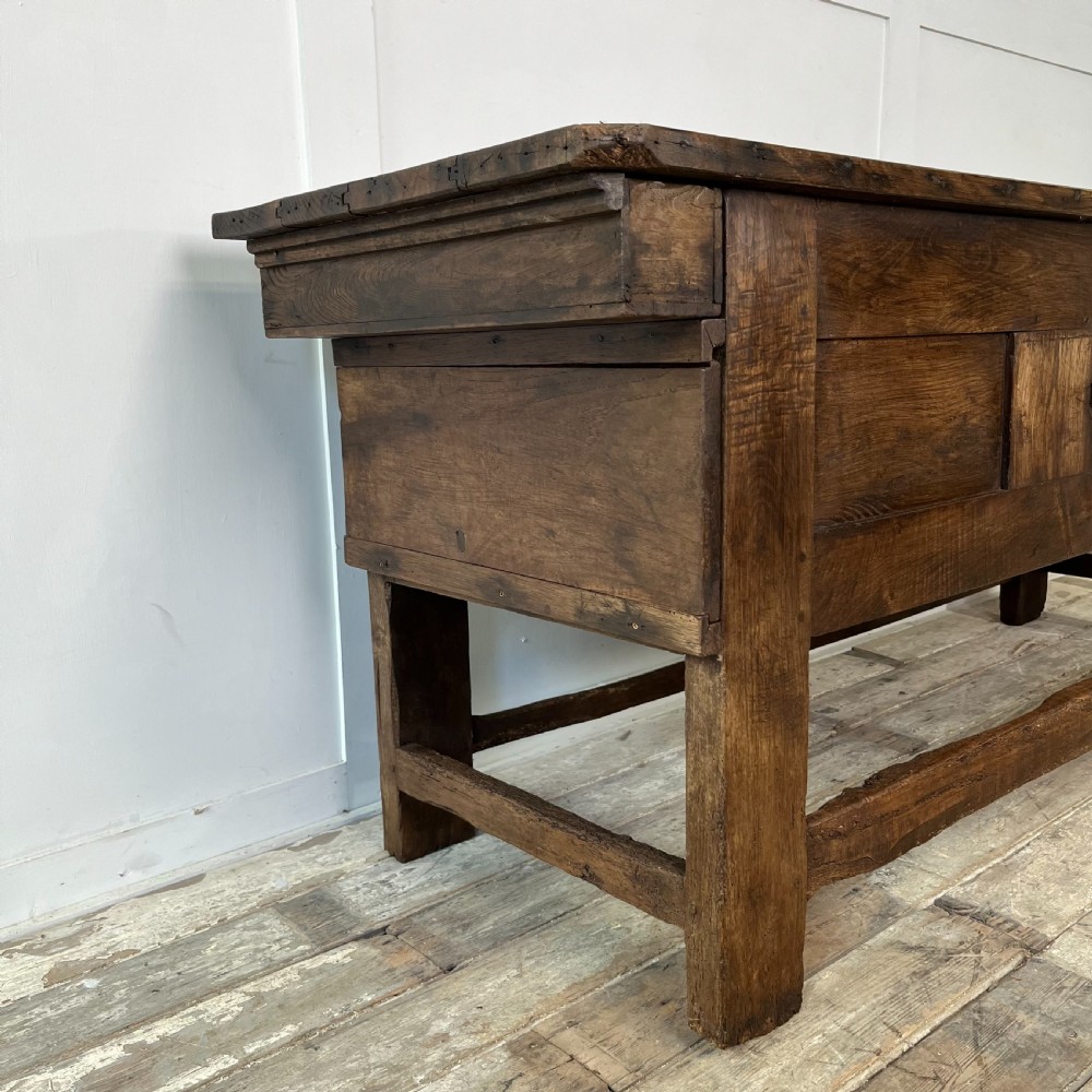 Mid 19th C. French Oak Proving Table View XIX