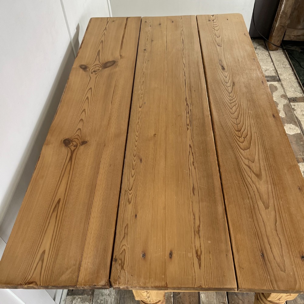 Victorian Pine Kitchen Prep Table View II