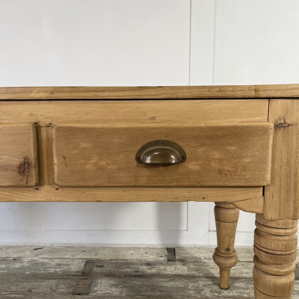 Victorian Pine Kitchen Prep Table View X