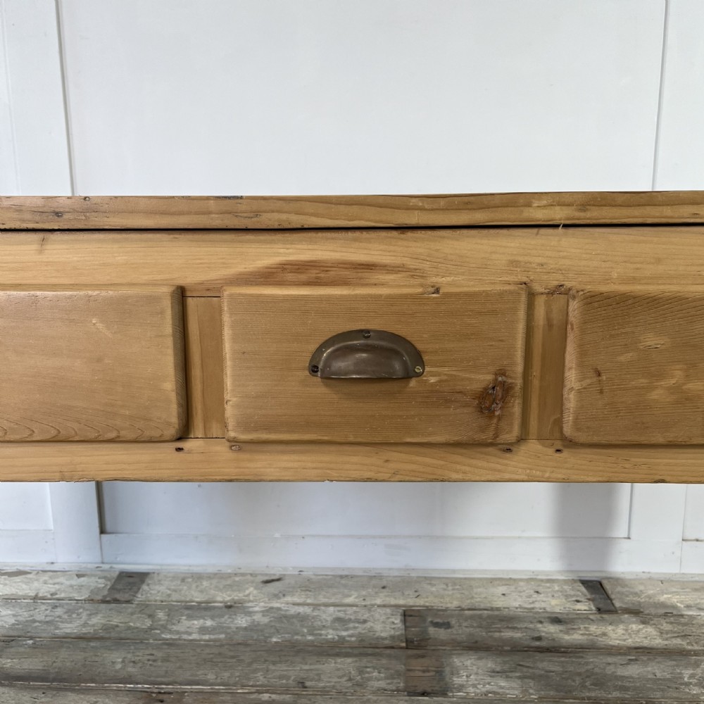 Victorian Pine Kitchen Prep Table View XI