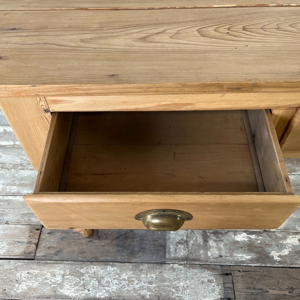 Victorian Pine Kitchen Prep Table View XIII
