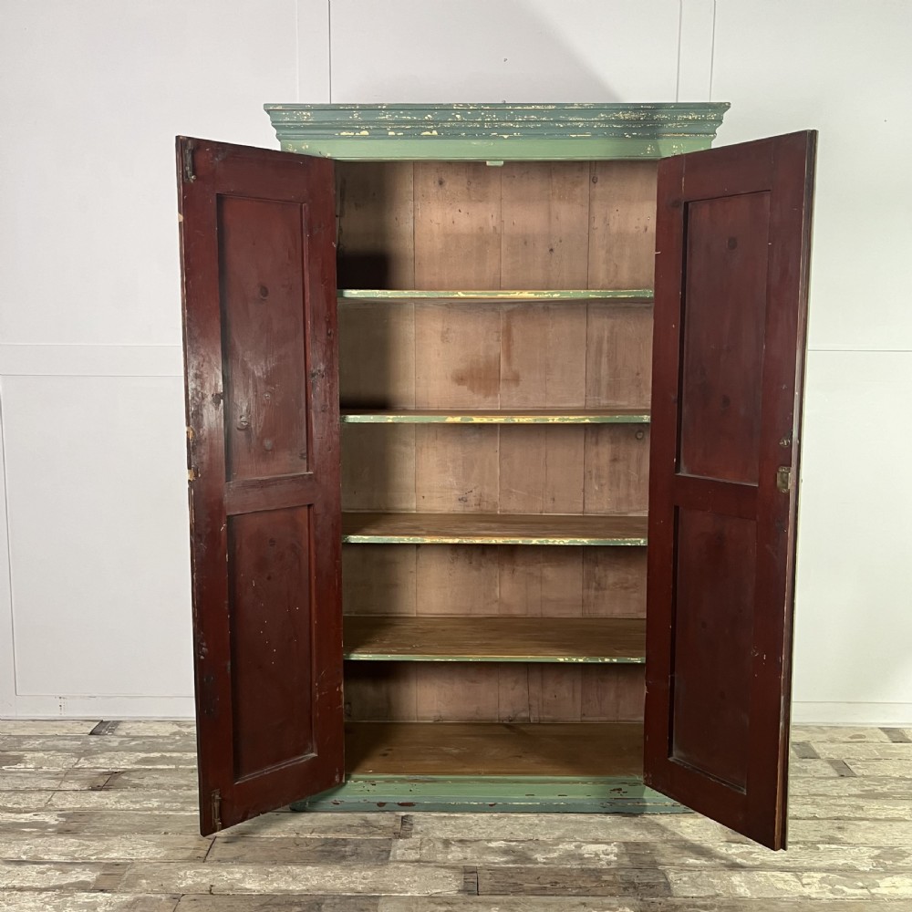 Victorian Painted Pine Cupboard View IV