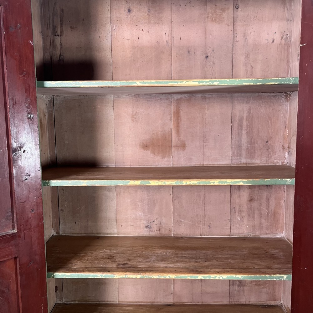 Victorian Painted Pine Cupboard View V