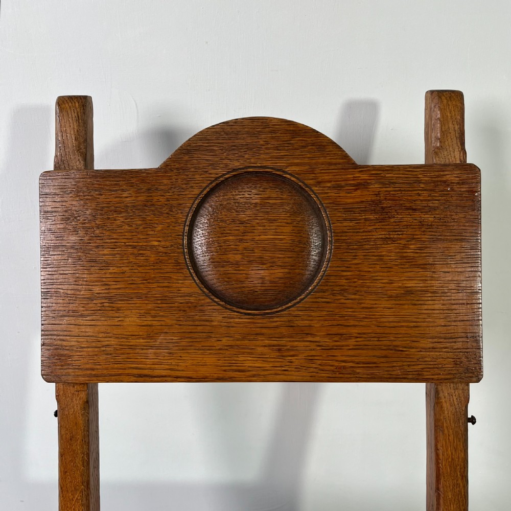 Early 20th C. Oak Metamorphic Chair, Library Steps View V