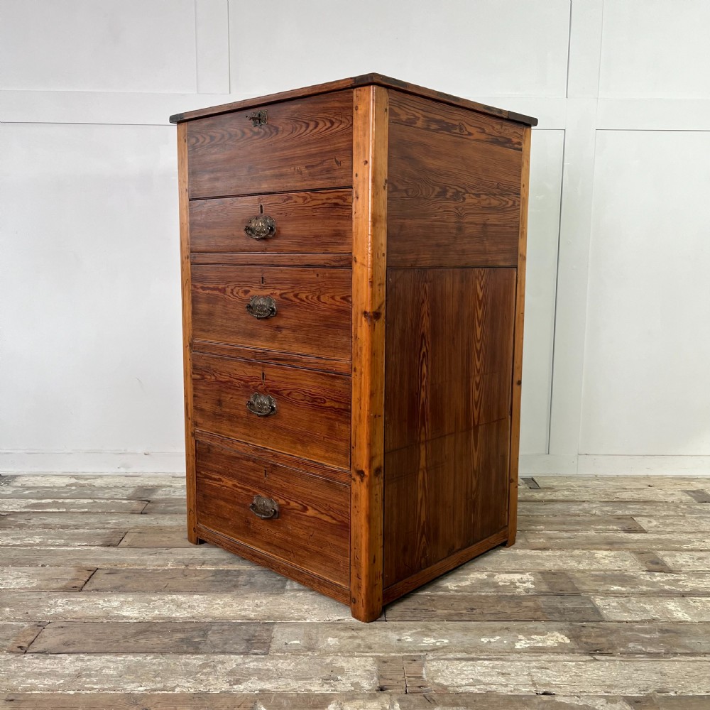 Edwardian Pine Printers Chest of Drawers View VII