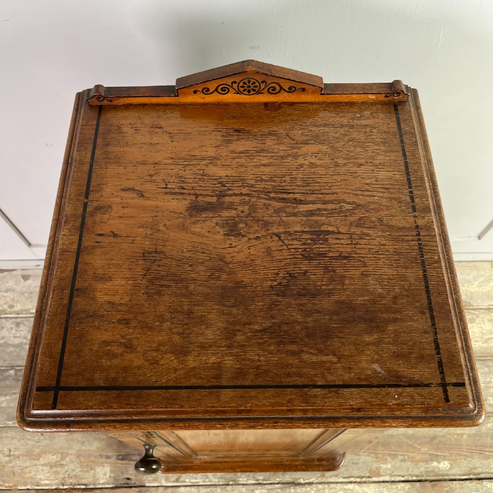 Aesthetic Movement Ash Pot Cupboard by Jas Shoolbred & Co. View VII