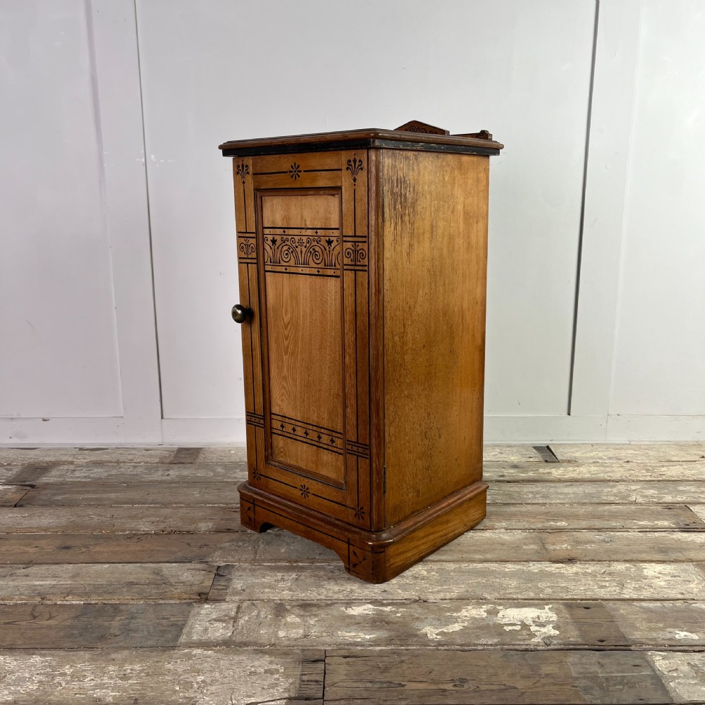 Aesthetic Movement Ash Pot Cupboard by Jas Shoolbred & Co. View VIII