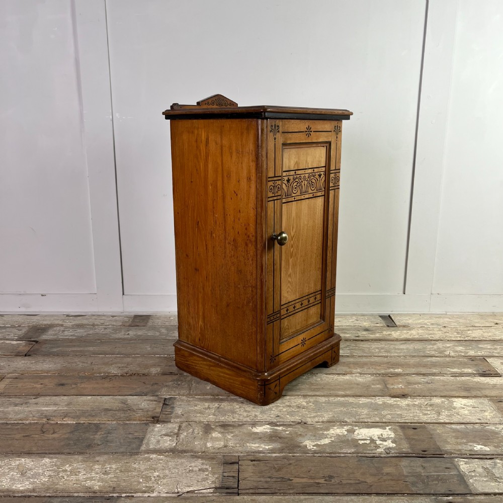Aesthetic Movement Ash Pot Cupboard by Jas Shoolbred & Co. View XIII