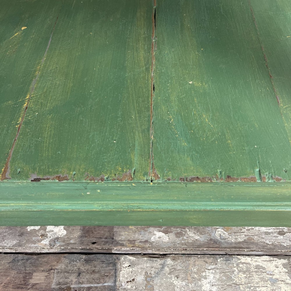 19th C. Painted Pine Haberdashery Shop Table View XIII