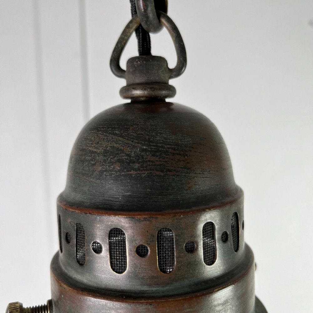 Large Edwardian Cut Glass Pendant Light View III