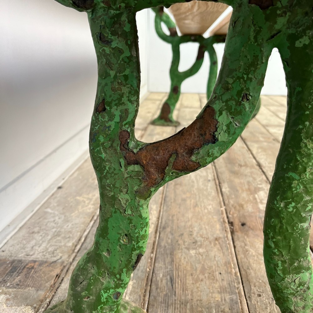 Victorian Serpent Head Cast Iron Garden Bench View VIII