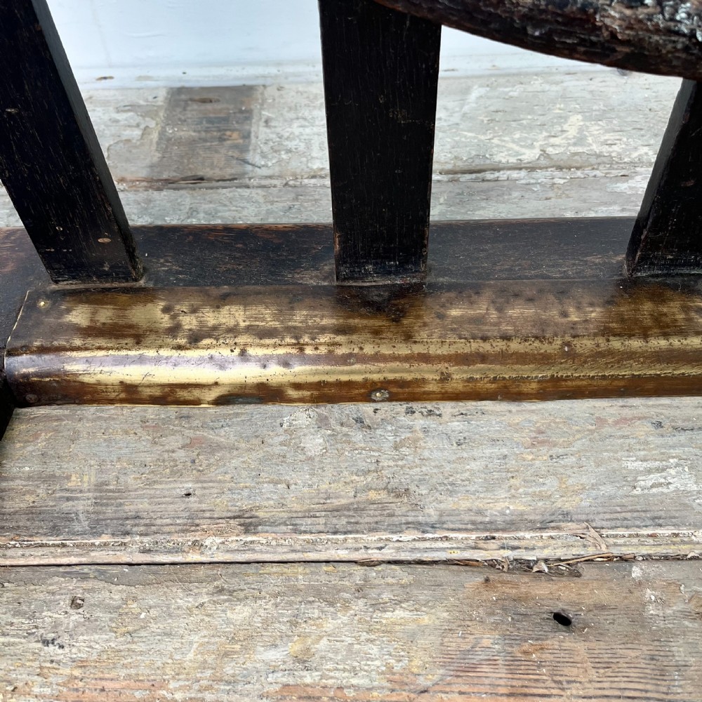 19th C. Oak and Leather Club Fender by William Birch View XIV