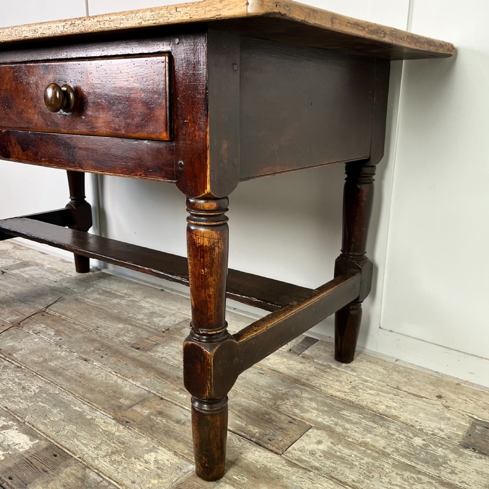 Mid 19th C. Welsh Dairy Table View X