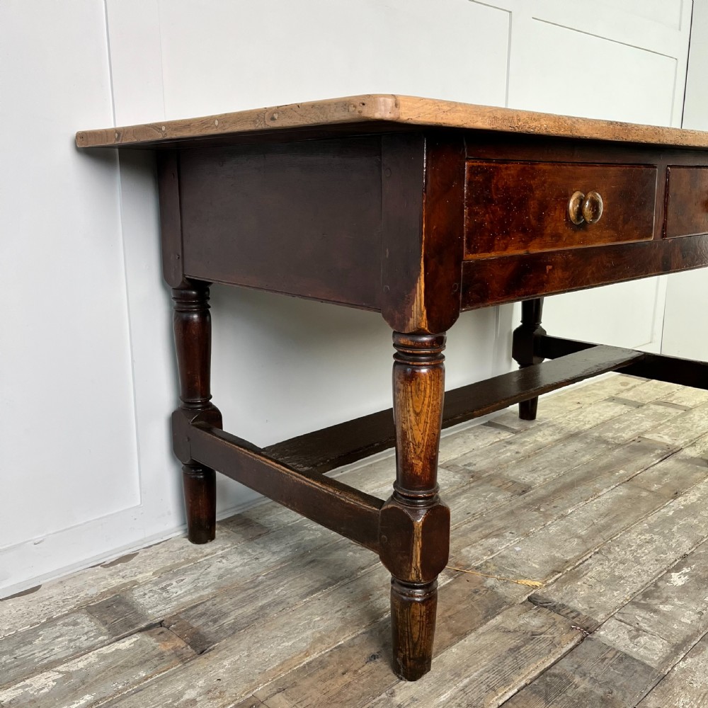 Mid 19th C. Welsh Dairy Table View XI