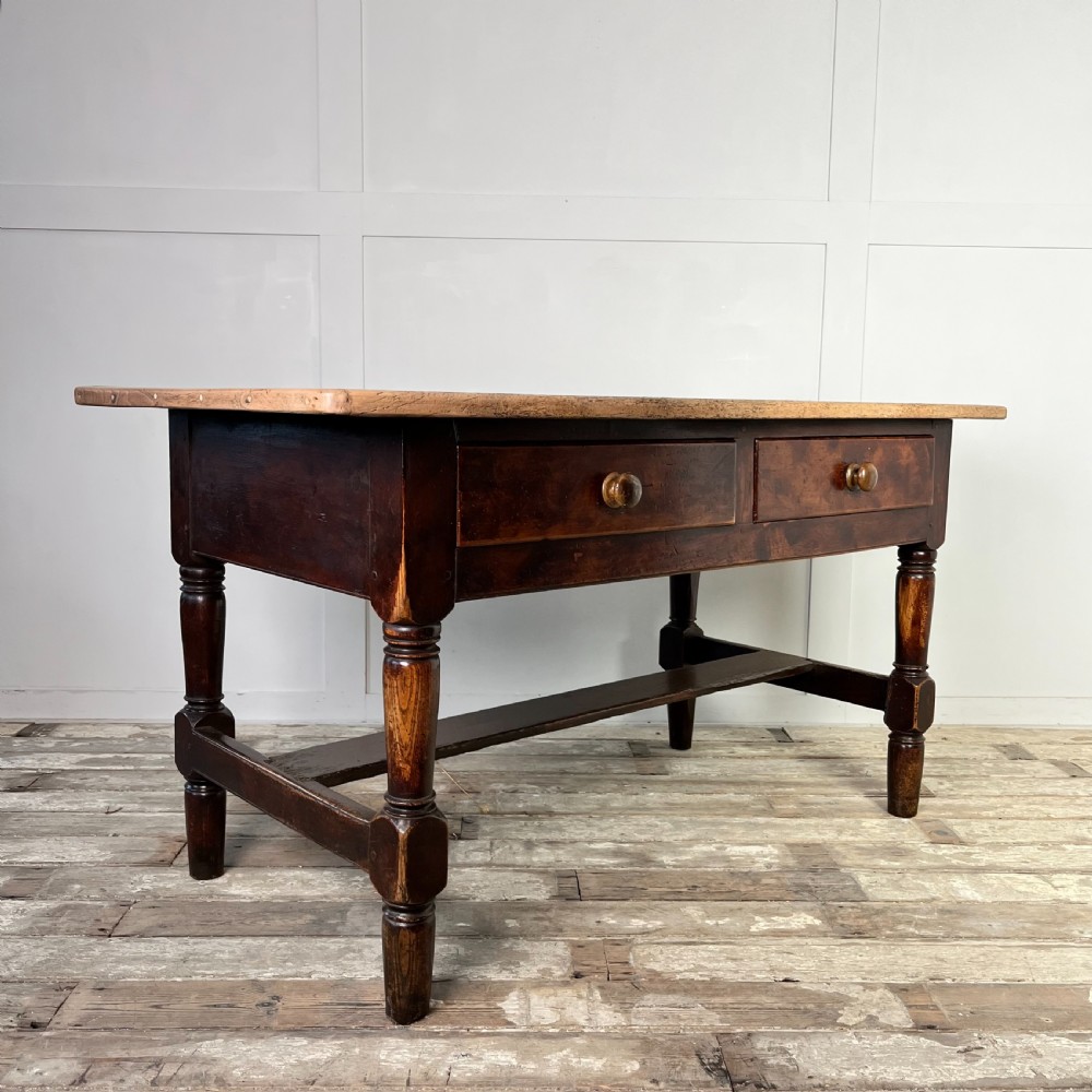 Mid 19th C. Welsh Dairy Table View XIII