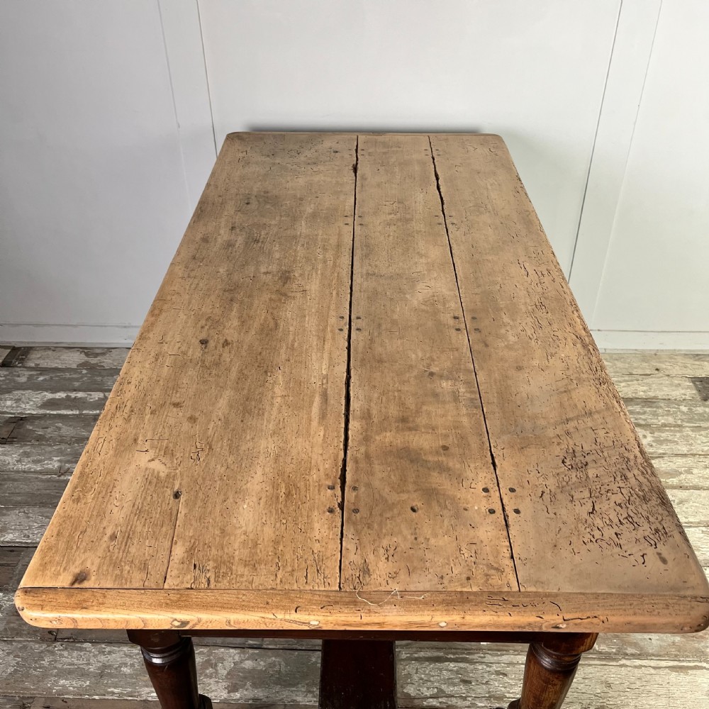 Mid 19th C. Welsh Dairy Table View XVIII