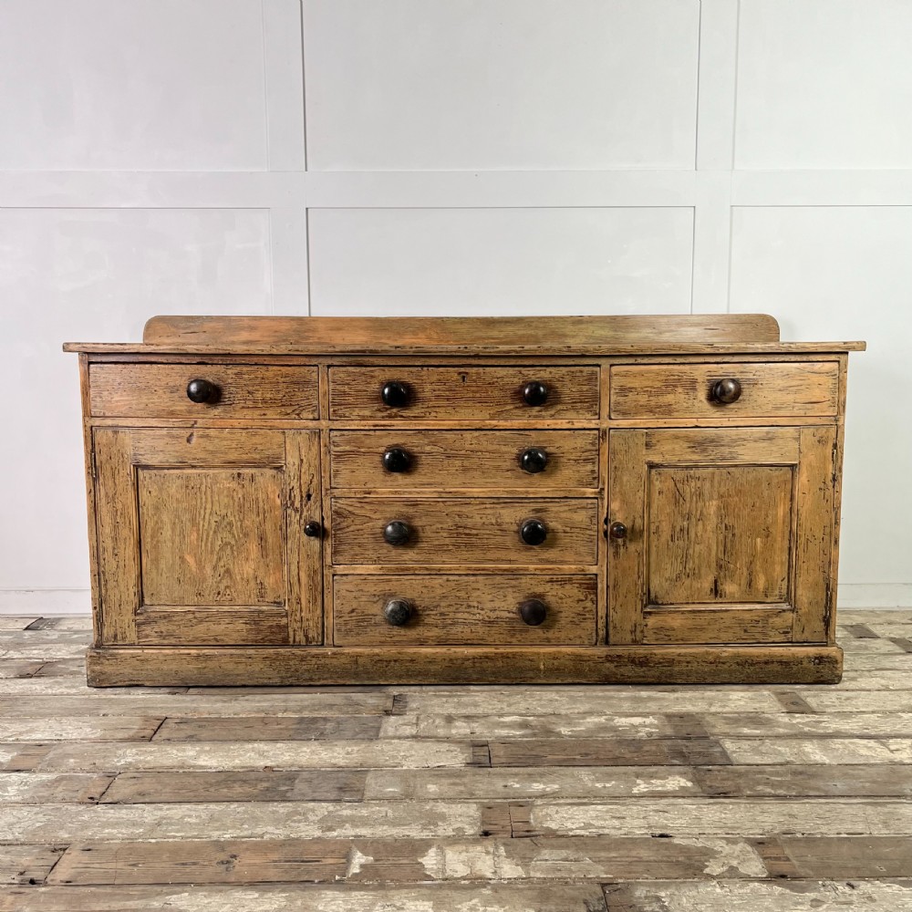 Early 19th C. Pine Kitchen Base View VI