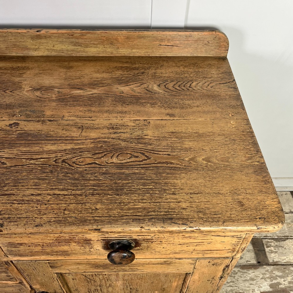 Early 19th C. Pine Kitchen Base View IX