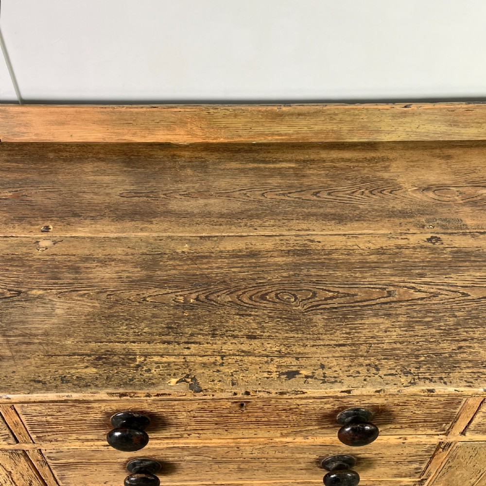 Early 19th C. Pine Kitchen Base View X