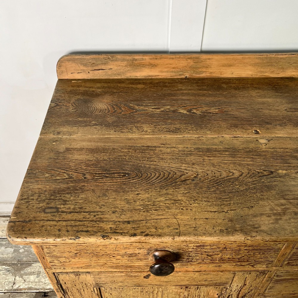 Early 19th C. Pine Kitchen Base View XI