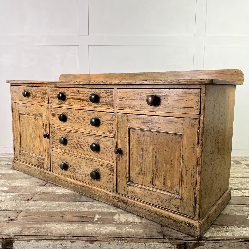 Early 19th C. Pine Kitchen Base View XIV